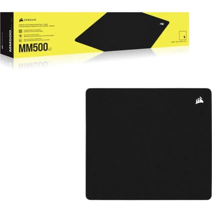 Corsair MM500 v2 Hybrid Cloth Large (CH-941B161-WW) (UA) ; Тип поверхні: speed; Особливості: