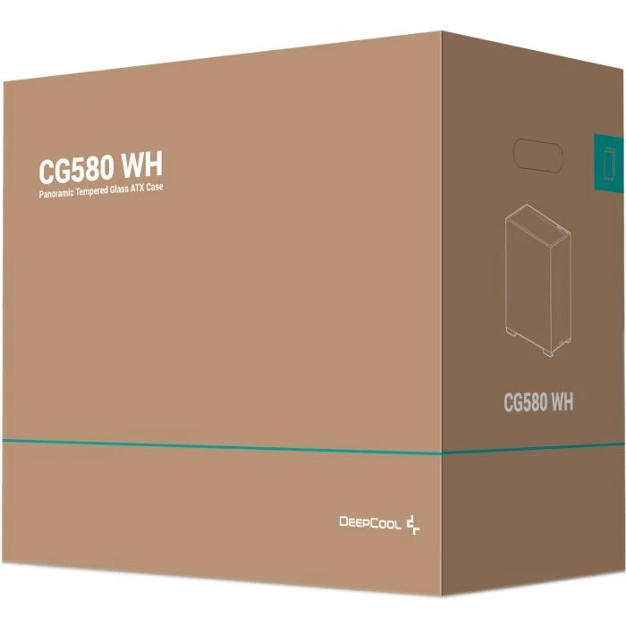 Deepcool CG580 WH (UA) ; Типоразмер: Miditower; Способ