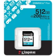 Kingston 512GB SDXC class 10 UHS-I U3 V30 Canvas Go Plus G4 (SDG4/512GB) (UA)