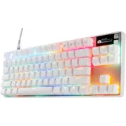 SteelSeries Apex Pro TKL Gen 3 HyperMagnetic OmniPoint 3.0 OLED USB UA White (64898) (UA)