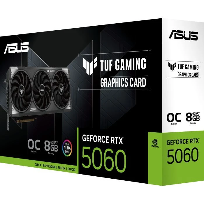 ASUS GeForce RTX5060 8Gb TUF GAMING OC (TUF-RTX5060-O8G-GAMING) (UA)