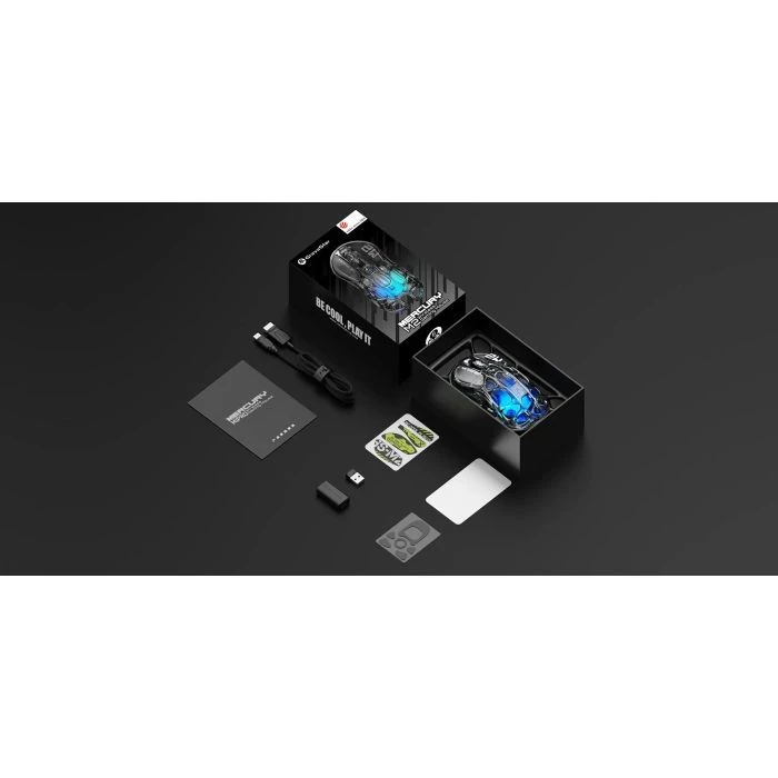 GravaStar Mercury M2 Transparent Black (GRAVASTARM2_XTAL_BLK) (UA) ; Тип датчика: оптичний; Сенсор: