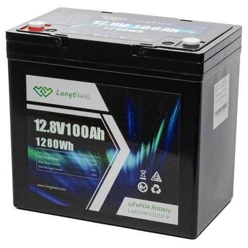 Longttech LiFePo4 12.8V 100 Ah (LAR12100-G22NF-P) (UA) Бренд: Longttech; Технология: LiFePO4;