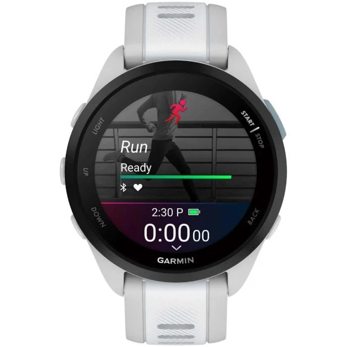 Смарт-часы Garmin Forerunner 165, GPS, Mist Grey/Whitestone, GPS (010-02863-21) (UA)