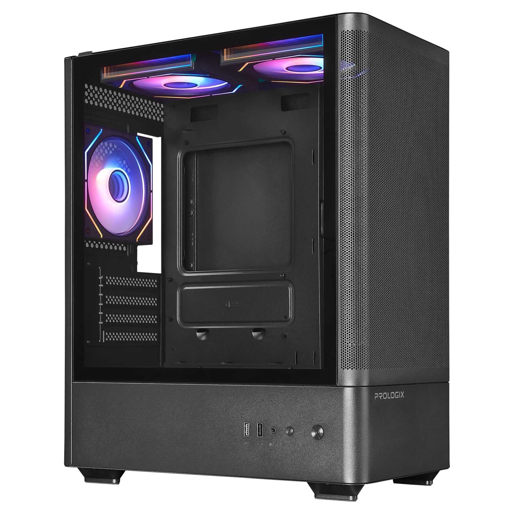 Prologix Lumi GM-01MAB Mesh Black (UA) Типорозмір: Midi-Tower; Форм-фактор