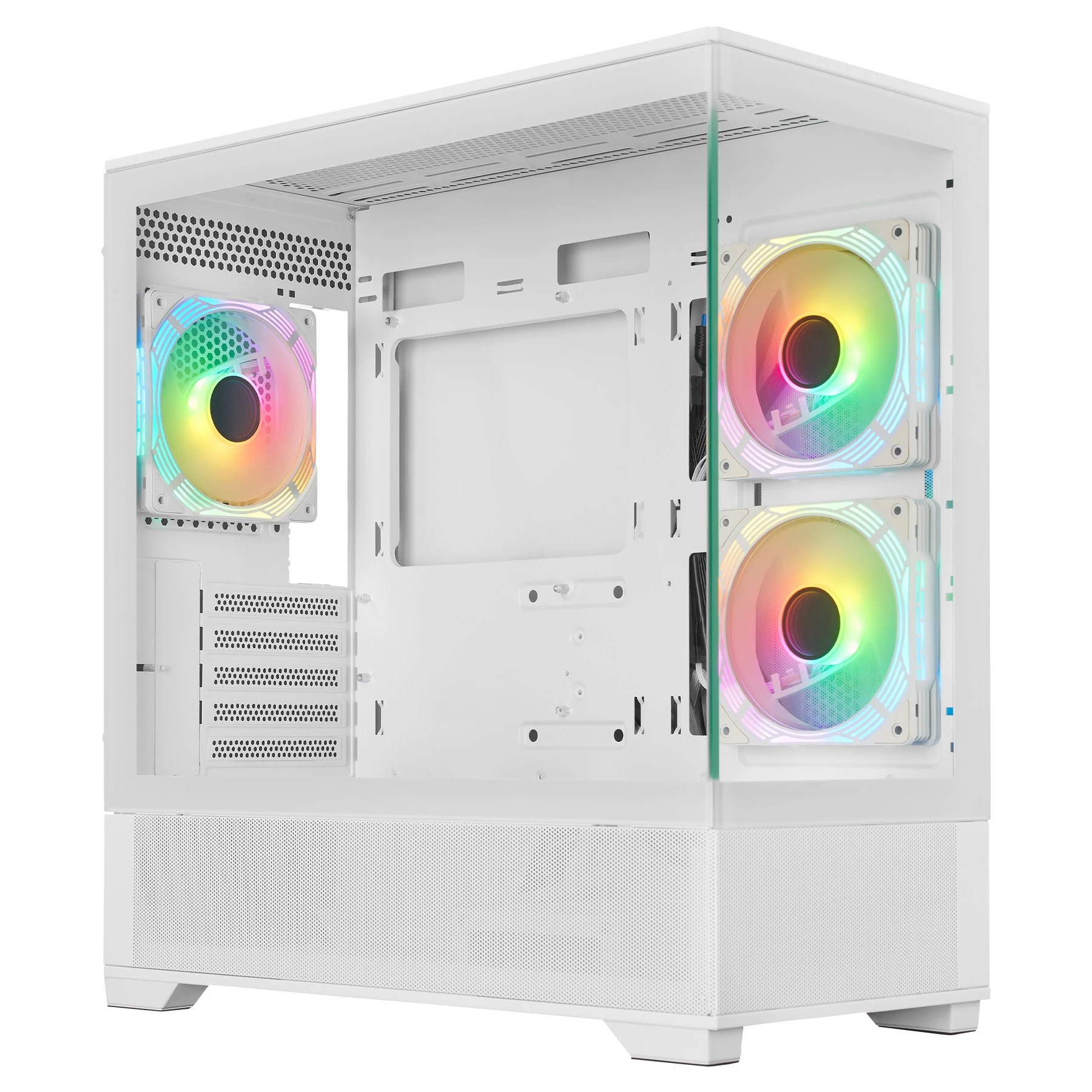 Prologix Axon GM-03AW Glass White (UA) Типоразмер: Midi-Tower; Форм-фактор
