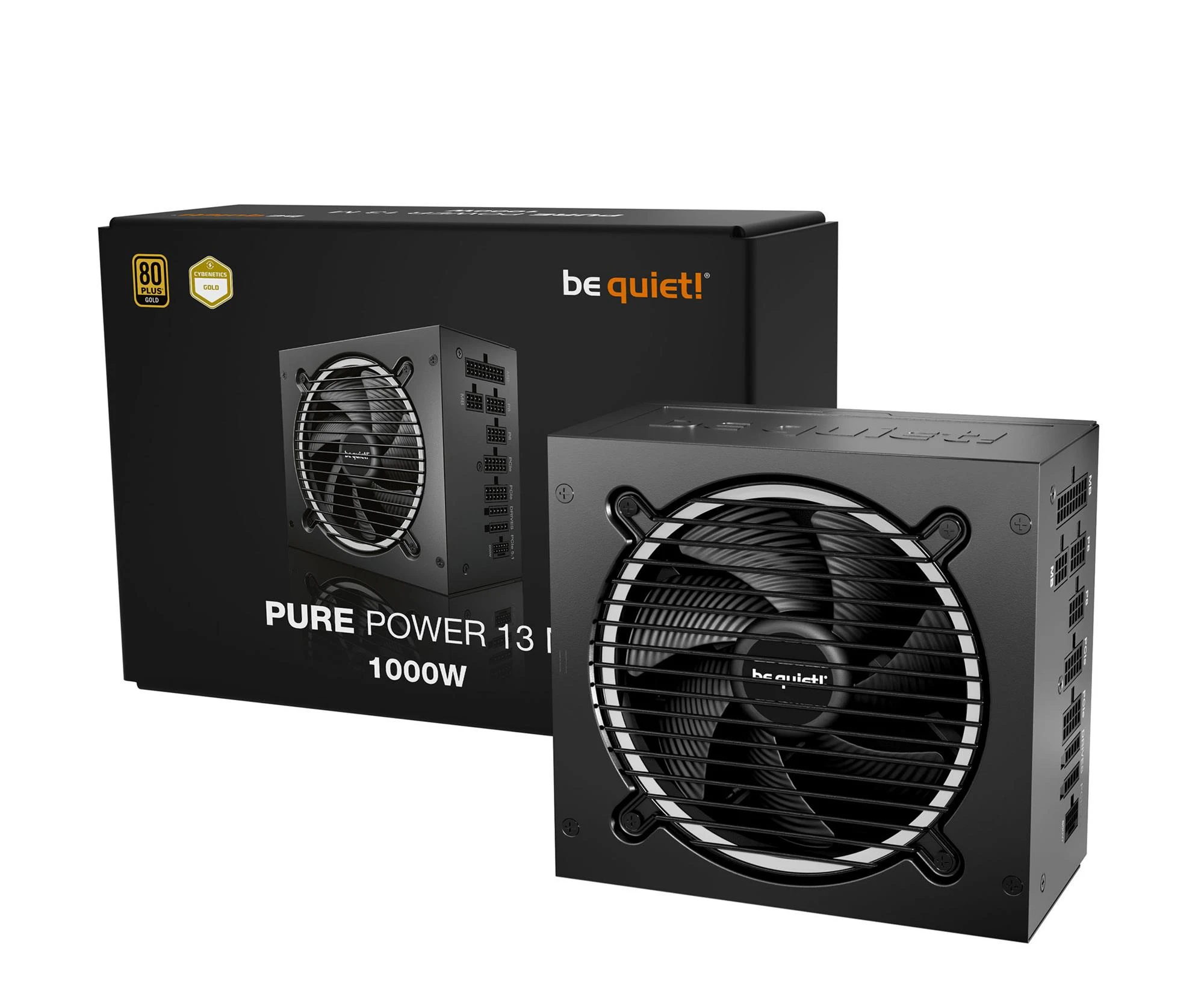 be quiet! Pure Power 13 M 1000W 80 Plus Gold (BP028EU) EU Максимальна потужність, Вт: 1000