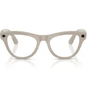 Ray-Ban Meta Skyler Standard - Shiny Chalky Gray / Clear Sapphire Transition (RW4010 6700MF 52-20)
