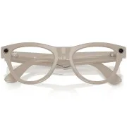 Ray-Ban Meta Skyler Standard - Shiny Chalky Gray / Clear Sapphire Transition (RW4010 6700MF 52-20)