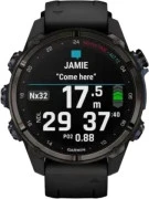 Смарт-часы Garmin Descent Mk3i 43 mm Carbon Gray DLC Titanium w. Black Silicone Band (010-02753-10/11)