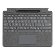 Чохол-клавіатура для планшета Microsoft Surface Pro 8-11/Pro X Wireless UKR/ENG Platinum з стилусом (8X8-00164) (UA)