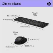 HP 650 Wireless Keyboard and Mouse Combo (4R013AA) (UA)