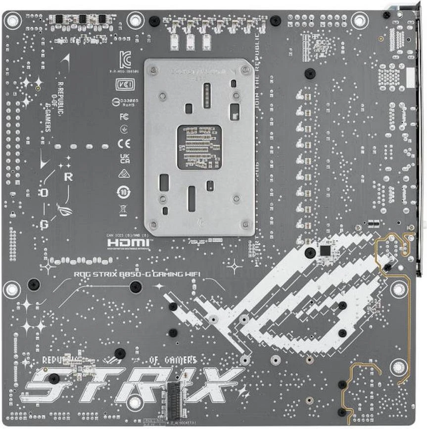 ASUS ROG STRIX B850-G GAMING WIFI (90MB1M30-M0EAY0) (UA) Бренд: ASUS; Тип роз'єму CPU: Socket AM5;