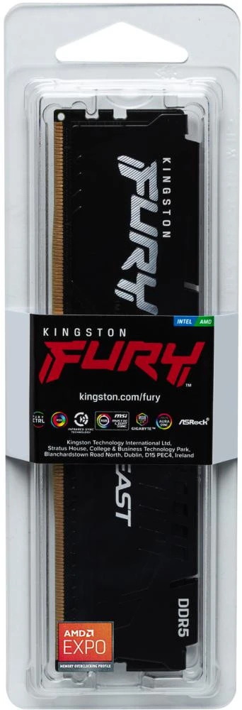 Kingston FURY 16 GB DDR5 6000 MHz Beast Black EXPO (KF560C36BBE2-16) (UA)