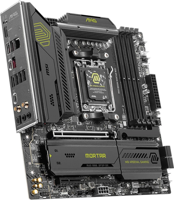 MSI MAG B850M MORTAR WIFI (EU) Бренд: MSI; Тип роз'єму CPU: Socket AM5;