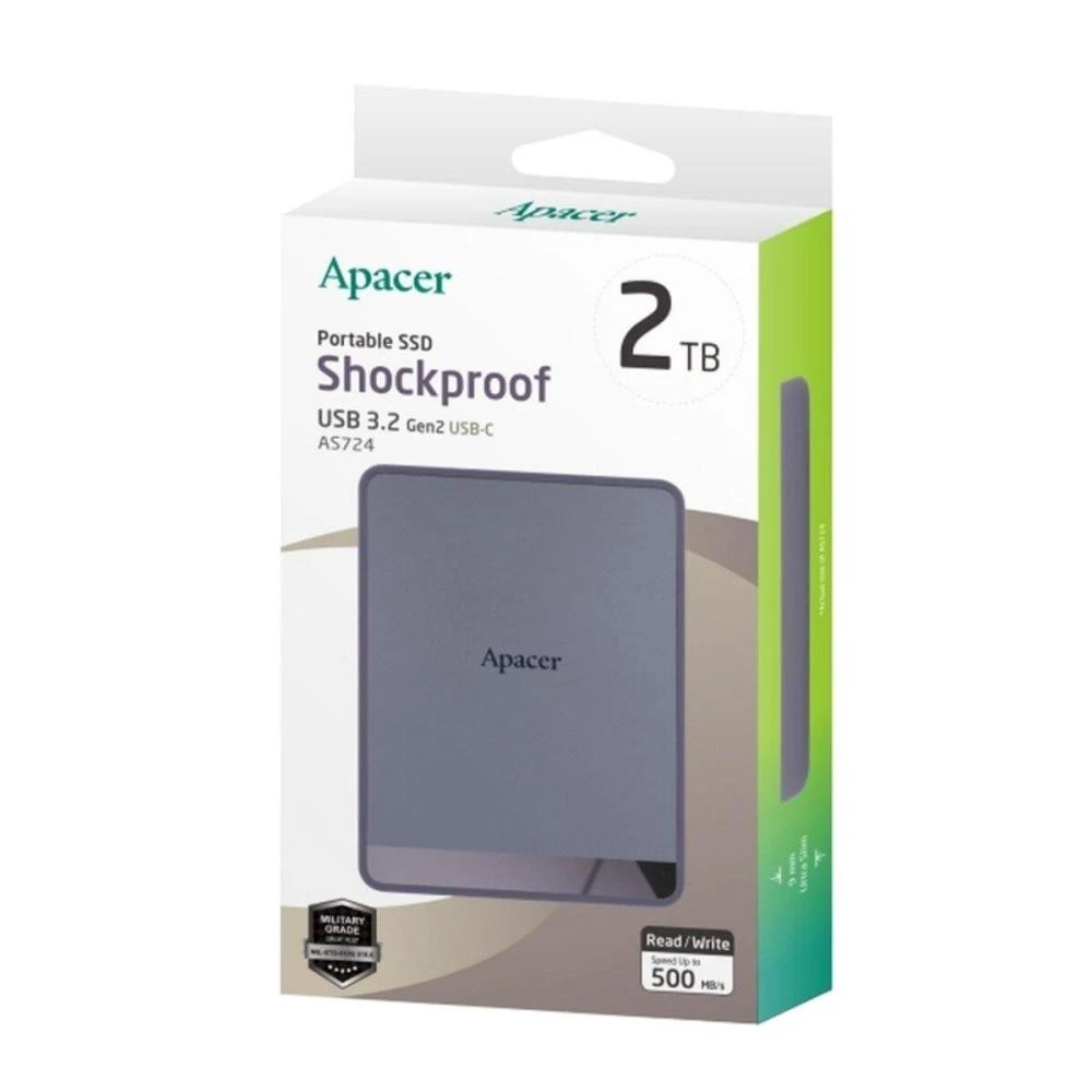 Apacer AS724 512 GB Mauve (AP512GAS724M-1) Бренд: Apacer; Лінійка: AS724; Об'єм, ГБ: