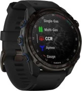 Garmin Descent Mk3i 51mm Carbon Gray DLC Titanium with Black Silicone Band (010-02752-10/11)