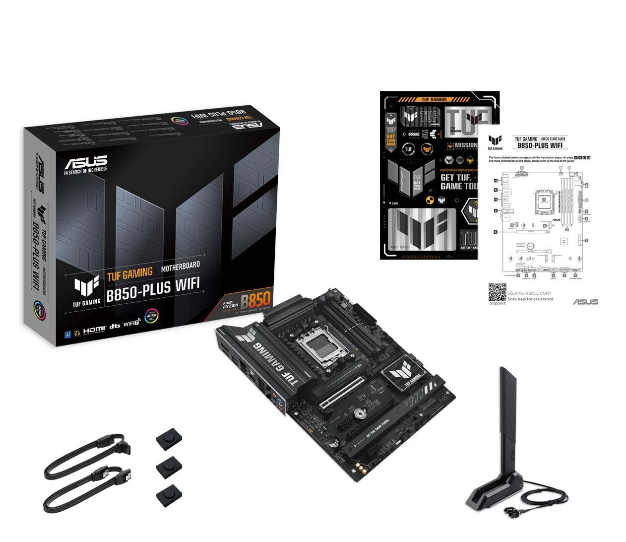 ASUS TUF GAMING B850-PLUS WIFI EU Конструкция блока питания: 14+2+1;