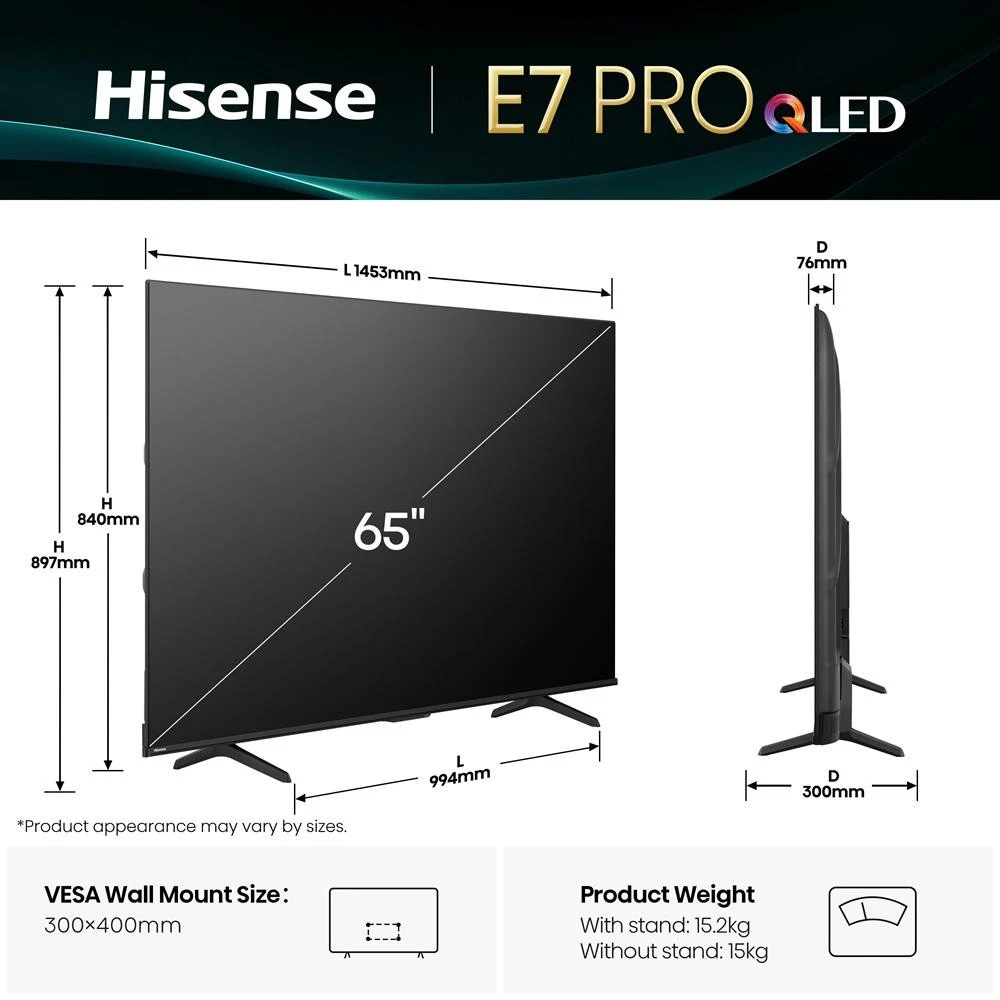Hisense 65E7Q PRO (20015451) (UA)
