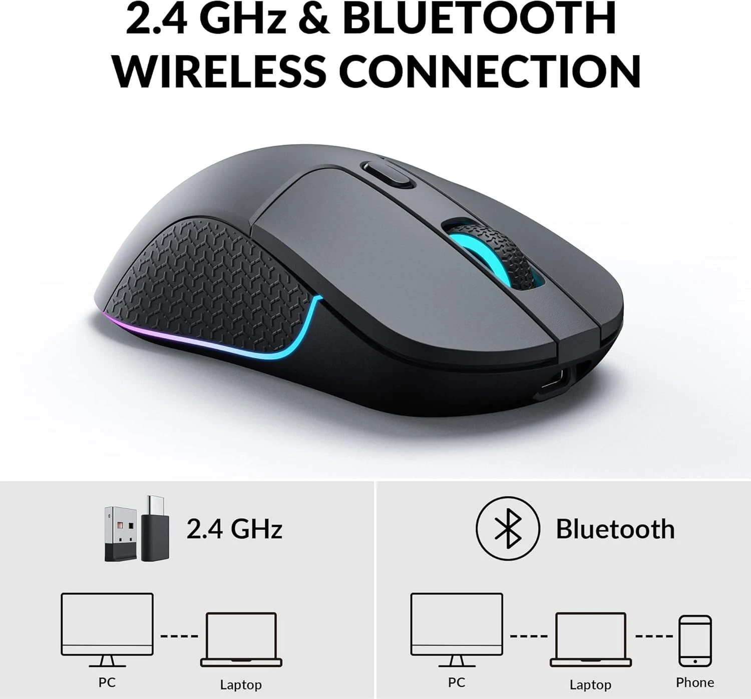 Keychron M3 BT/WL/USB-A/USB-C (M3-A1) (UA) Тип манипулятора: мышь;