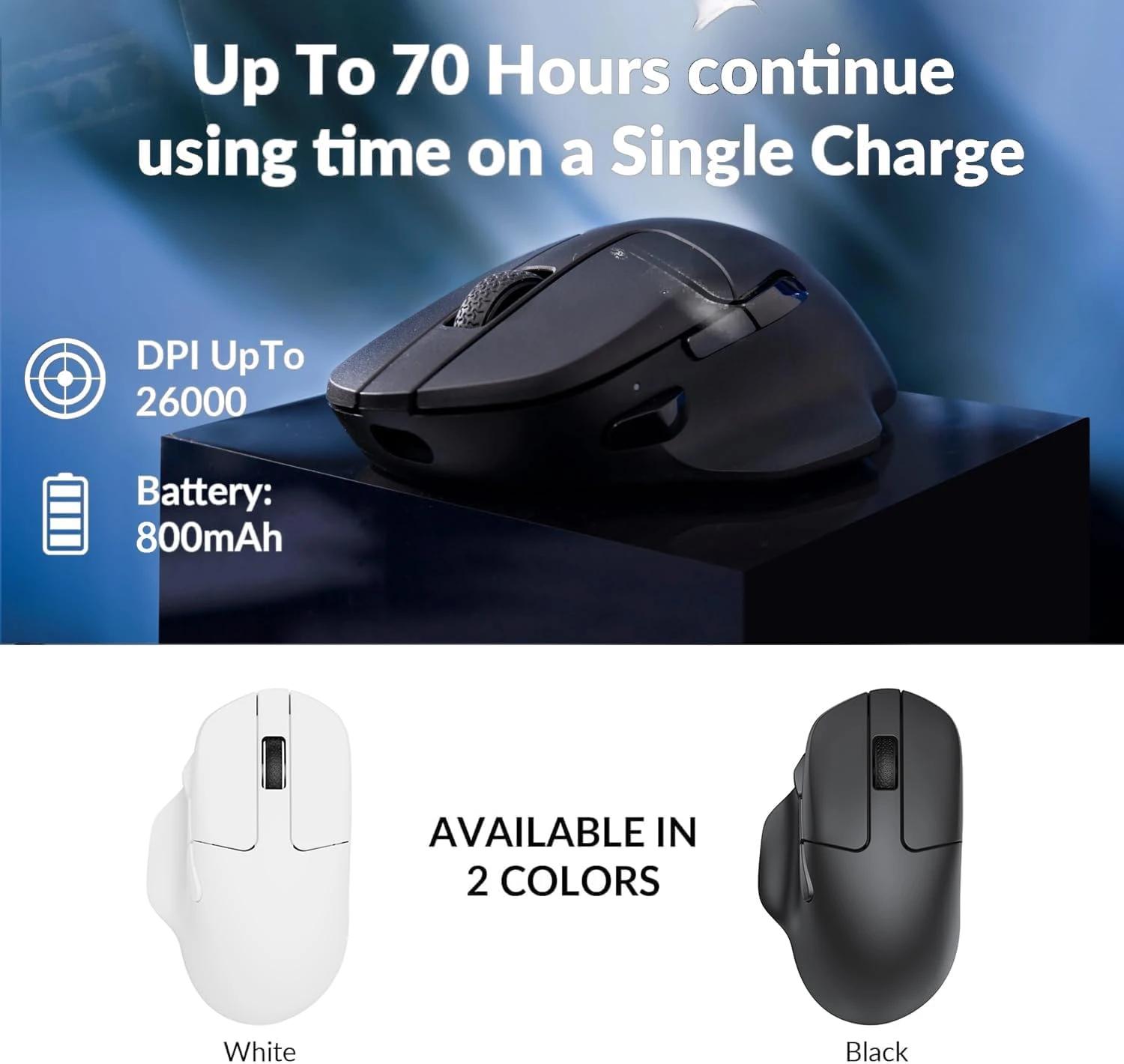 Keychron M7 BT/WL/USB-A/USB-C (M7-A3) (UA) Тип маніпулятора: миша;