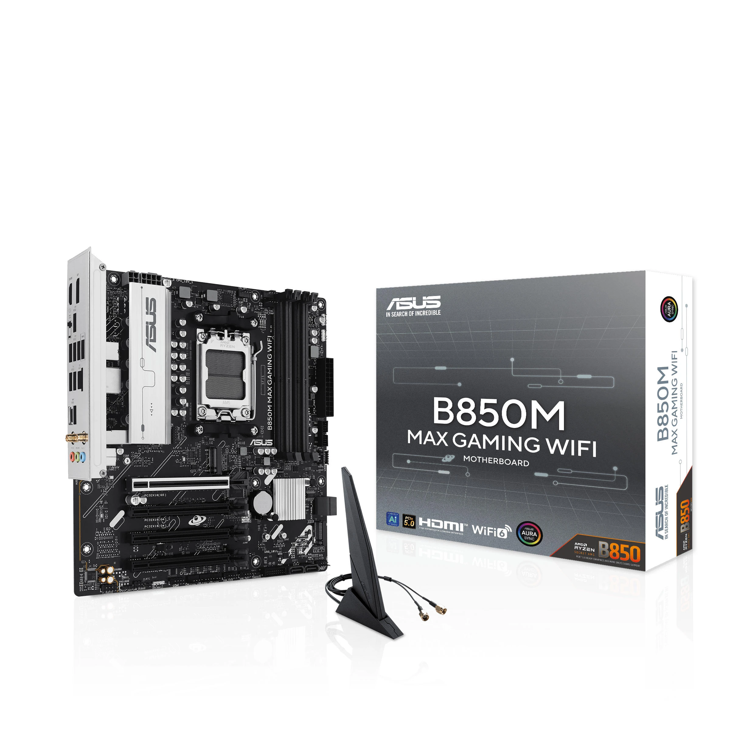 ASUS B850M MAX GAMING WIFI (90MB1LL0-M0EAY0) (UA)