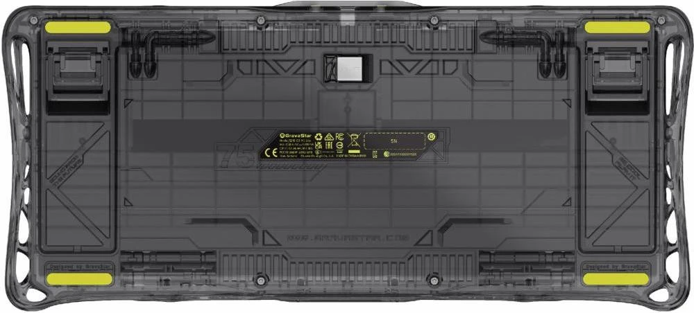 Gravastar Mercury K1 Lite TKL Black (GSK1LITE_XTAL_BLK) (UA)