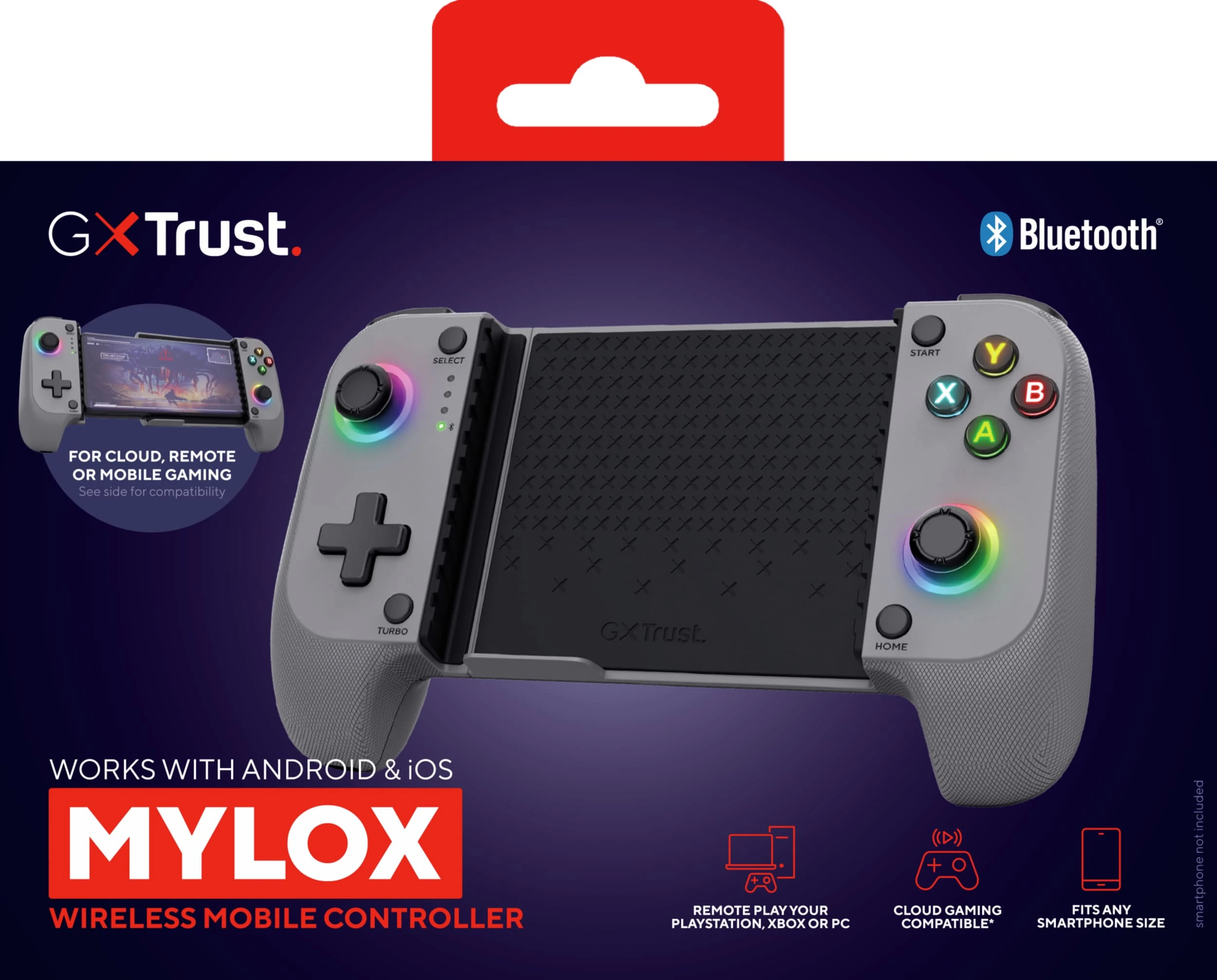 Trust GXT 735G Mylox Wireless mobile Gaming Controller, BT (25649_TRUST) (UA) Тип пристрою: геймпад;