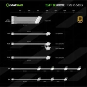 GameMax GS-650G White  (UA)