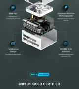 GameMax GS-850G White  (UA)