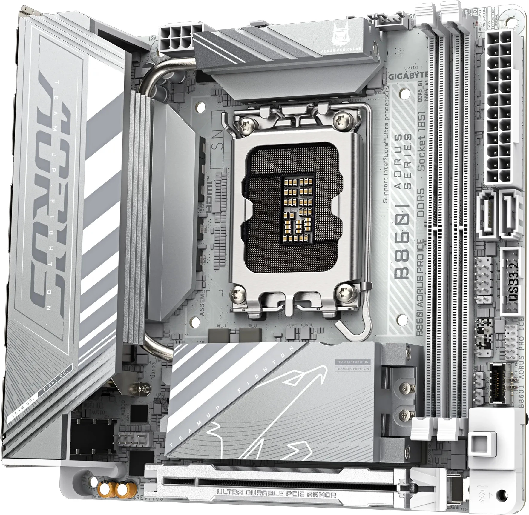GIGABYTE B860I AORUS PRO ICE Бренд: GIGABYTE; Тип роз'єму CPU: Socket