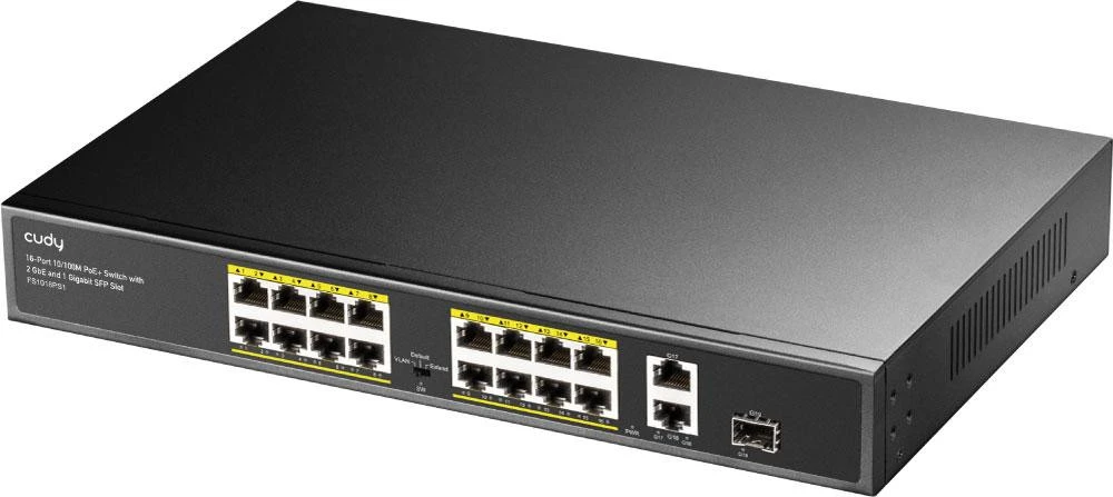 Комутатор Smart Cudy FS1018PS1 (FS1018PS1_EU) Бренд: Cudy; Кількість портів Fast