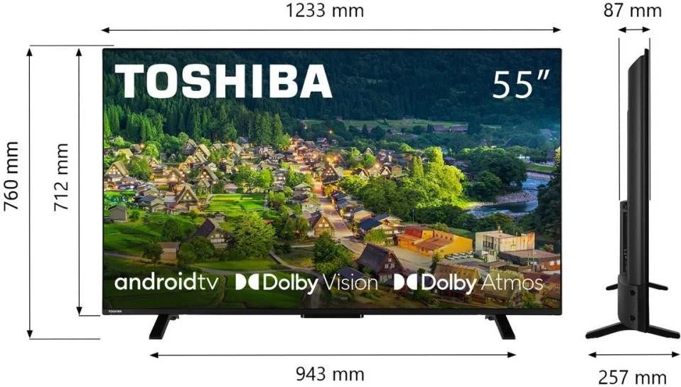 Toshiba 55UA2363DG (UA) Бренд: Toshiba; Лінійка: UA2363DG;