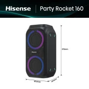 Hisense Party Rocket 160 Black (20013565) (UA)