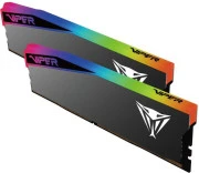 PATRIOT 32 GB (2x16GB) DDR5 6000 MHz Viper Elite 5 Ultra RGB Matte Black (VEUR532G6028K) (UA)
