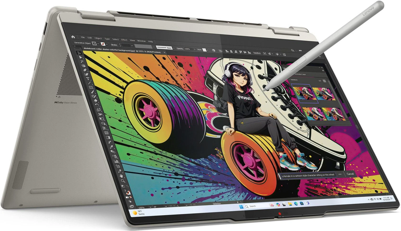 Lenovo Yoga 7 2-in-1 14AKP10 Seashell (83JR0069RA) Бренд: Lenovo; Линейка: Yoga 7 2-in-1 14AKP10;