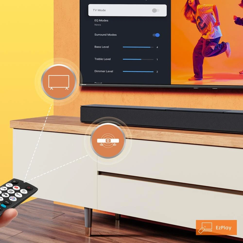 Саундбар Hisense HS2000 (20014893) (UA) Бренд: Hisense; Установка: полична,