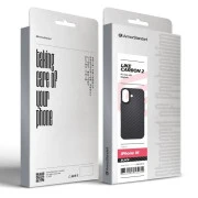 Чохол для мобільного телефону Armorstandart LikeCarbon2 MagCase для Apple iPhone 16 Black (ARM83810) (UA)