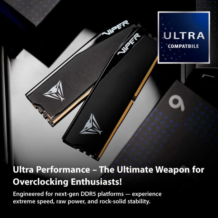 DDR5 32GB (2x16GB) 6400 MHz Viper Elite 5 Ultra Patriot (VEU532G6432K) (UA)