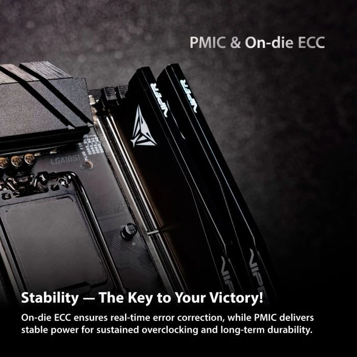 DDR5 32GB (2x16GB) 6400 MHz Viper Elite 5 Ultra RGB Patriot (VEUR532G6432K) (UA)