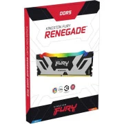 DDR5 48GB (2x24GB) 8000 MHz Renegade RGB Black/Silver Kingston Fury (ex.HyperX) (KF580C38RSAK2-48) (UA)