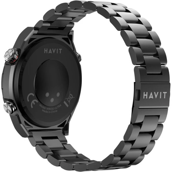 Смарт-годинники Havit HV-M9030 Ultra IP68 Bluetooth Call Black (HV-M9030 Ultra Black) (UA) ; Форма годин: круглі; Операційна