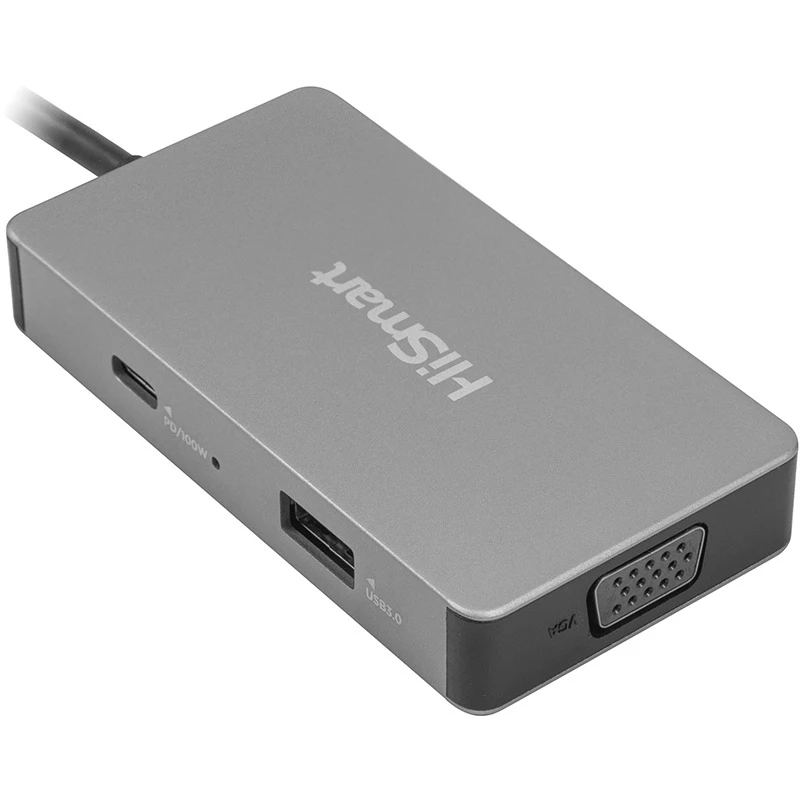 USB-хаб HiSmart USB Type-C (CA913879) Тип: USB-хаб; Форм-фактор: