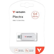 Verbatim 64 GB Plectra USB-C3.2 White (30228) (UA)