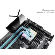 Водоблок Alphacool Core 1 Aurora Silver - AM4 / AM5 Intel LGA 1700 / LGA 1851 (13447) (UA)