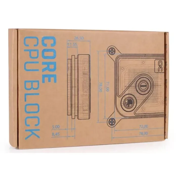 Водоблок Alphacool Core 1 Aurora Silver - AM4 / AM5 Intel LGA 1700 / LGA 1851 (13447) (UA) ; Сокет: AM4, AM5, 1700, 1851; Роз'єми