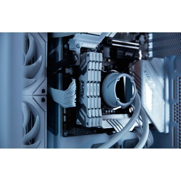 DDR5 48GB (2x24GB) 8000 MHz Renegade White/Silver Kingston Fury (ex.HyperX) (KF580C38RWK2-48) (UA)