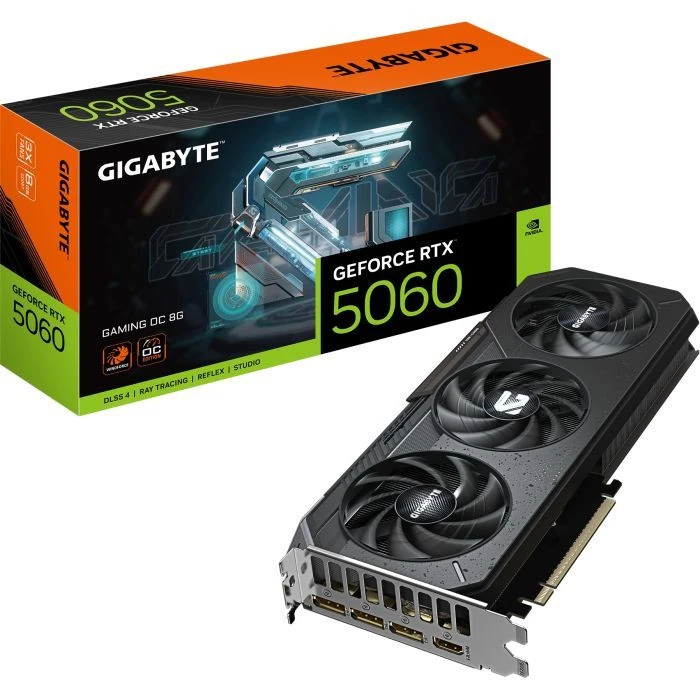 GIGABYTE GeForce RTX5060 8Gb GAMING OC (GV-N5060GAMING OC-8GD) (UA)