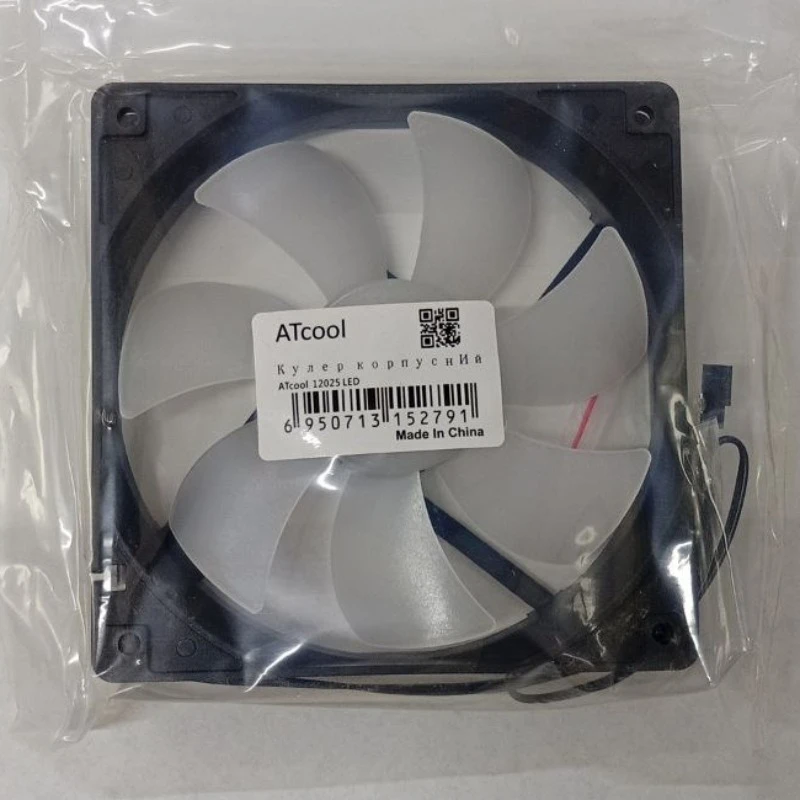 Вентилятор Atcom ATcool 12025 6хLED (15279)