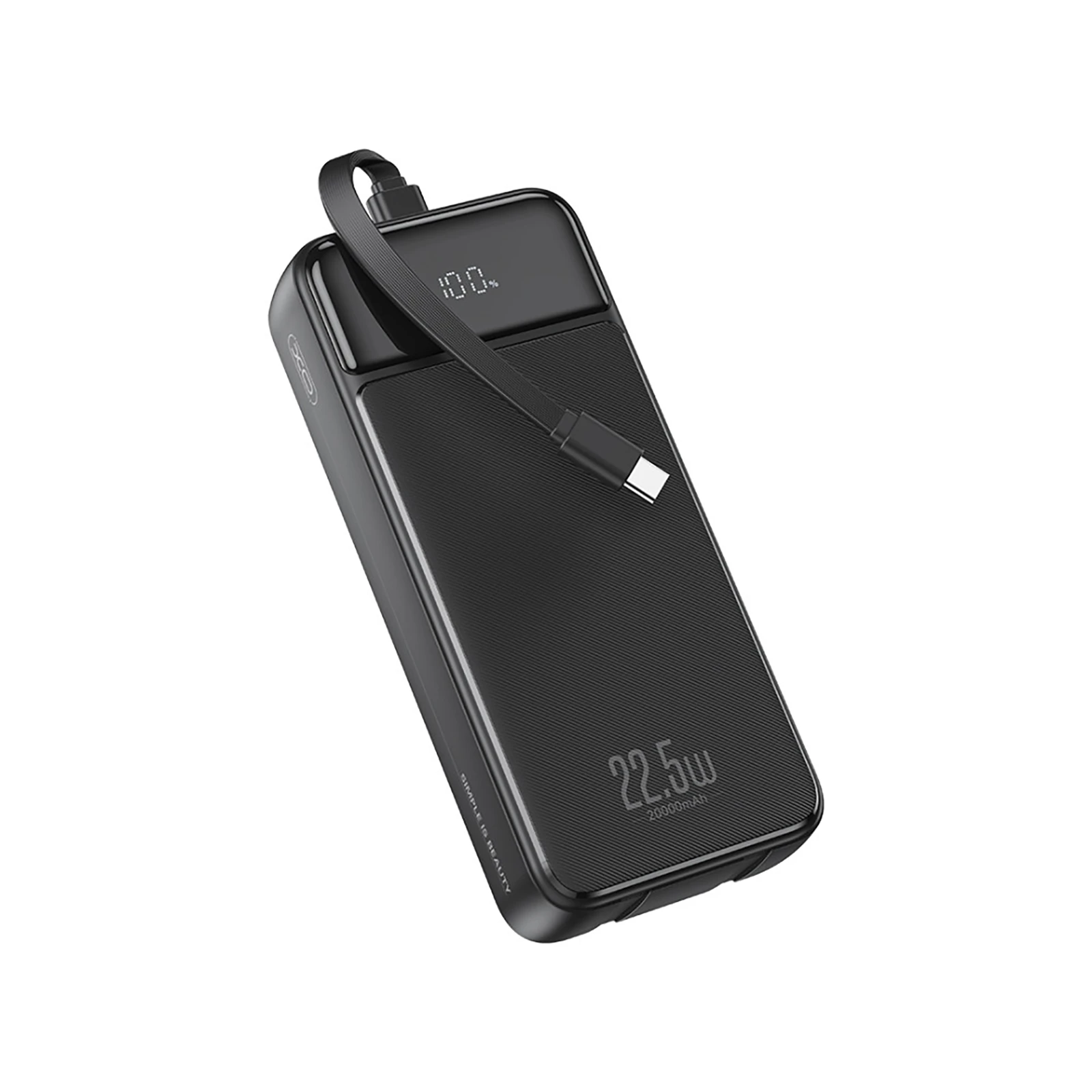 XO PR275 20000mAh 22.5W Black (PR275.black) Емкость: 20000 мА / ч; Технология: